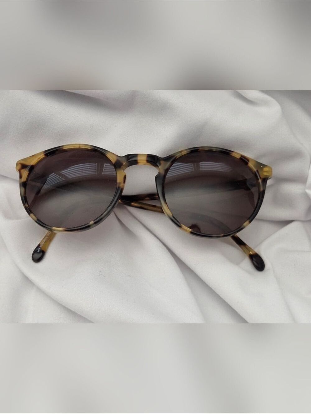 Vtg NWOB Anne Klein for Riviera Tortoiseshell Sunglasses w/Green Lenses